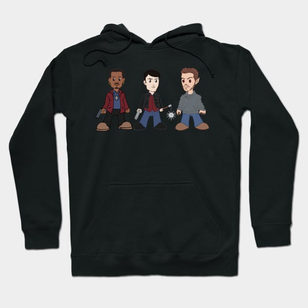 Grimm - Nick, Hank, Monroe Hoodie by rexraygun